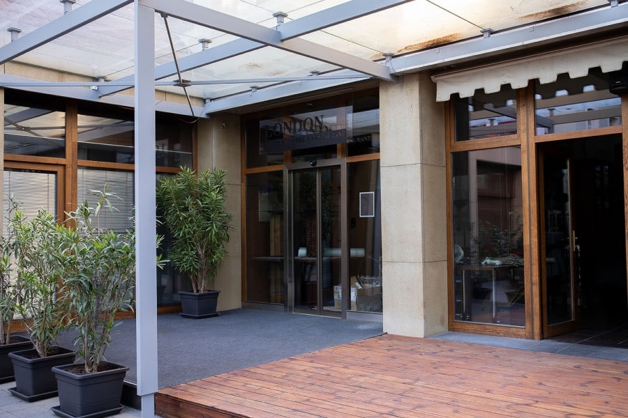 LONDON Boutique hotel & Restaurant — photograph from the official website